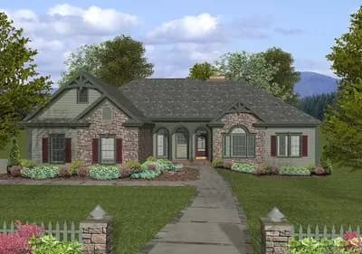 Old-World Exterior with Optional Versions