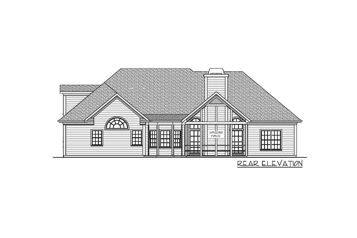 Plan 20067GA: One-story House Plan with Outstanding Craftsman Details - Image #4 - Craftsman, Ranch