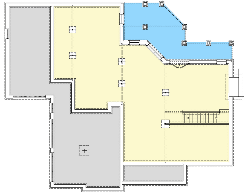 Plan 20068GA: Charming Northwest Craftsman - Floor Plan - Unfinished Basement  - Craftsman, Northwest