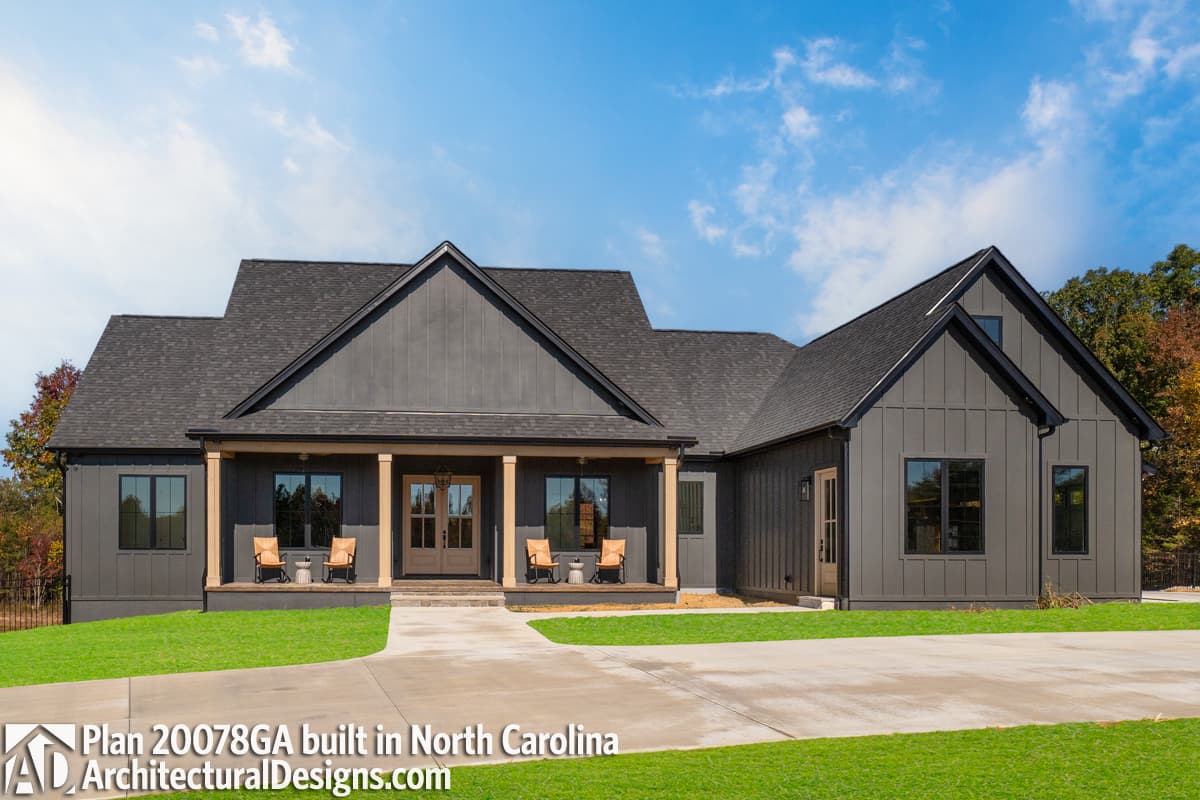 build gallery item - Country House Plan 20078GA Comes to Life in North Carolina, for the 4th Time!