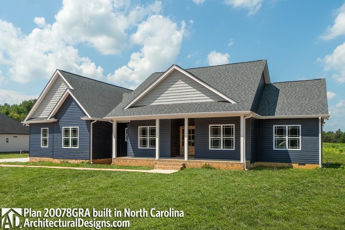 build gallery item - Country House Plan 20078GA Comes to Life in North Carolina, Again!
