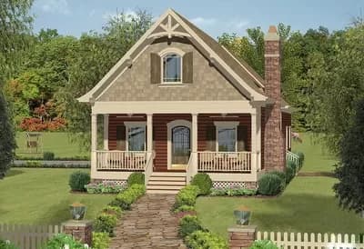 Narrow Lot Cottage with In-Law Suite