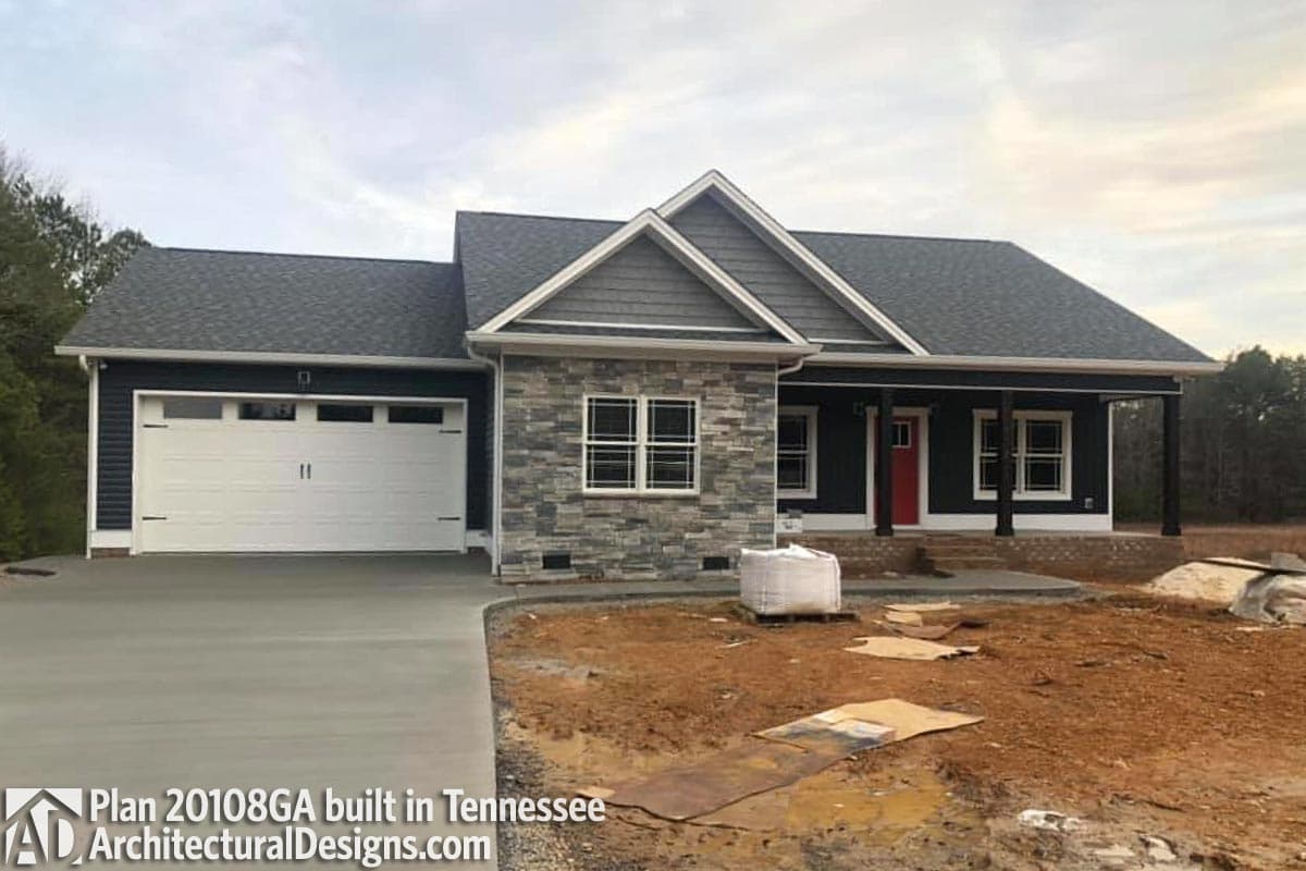 build gallery item - House Plan 20108GA Comes to Life in Tennessee