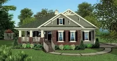 Appealing Craftsman Home Plan