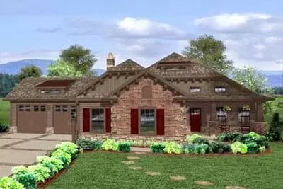 Cleverly Designed Craftsman Home Plan
