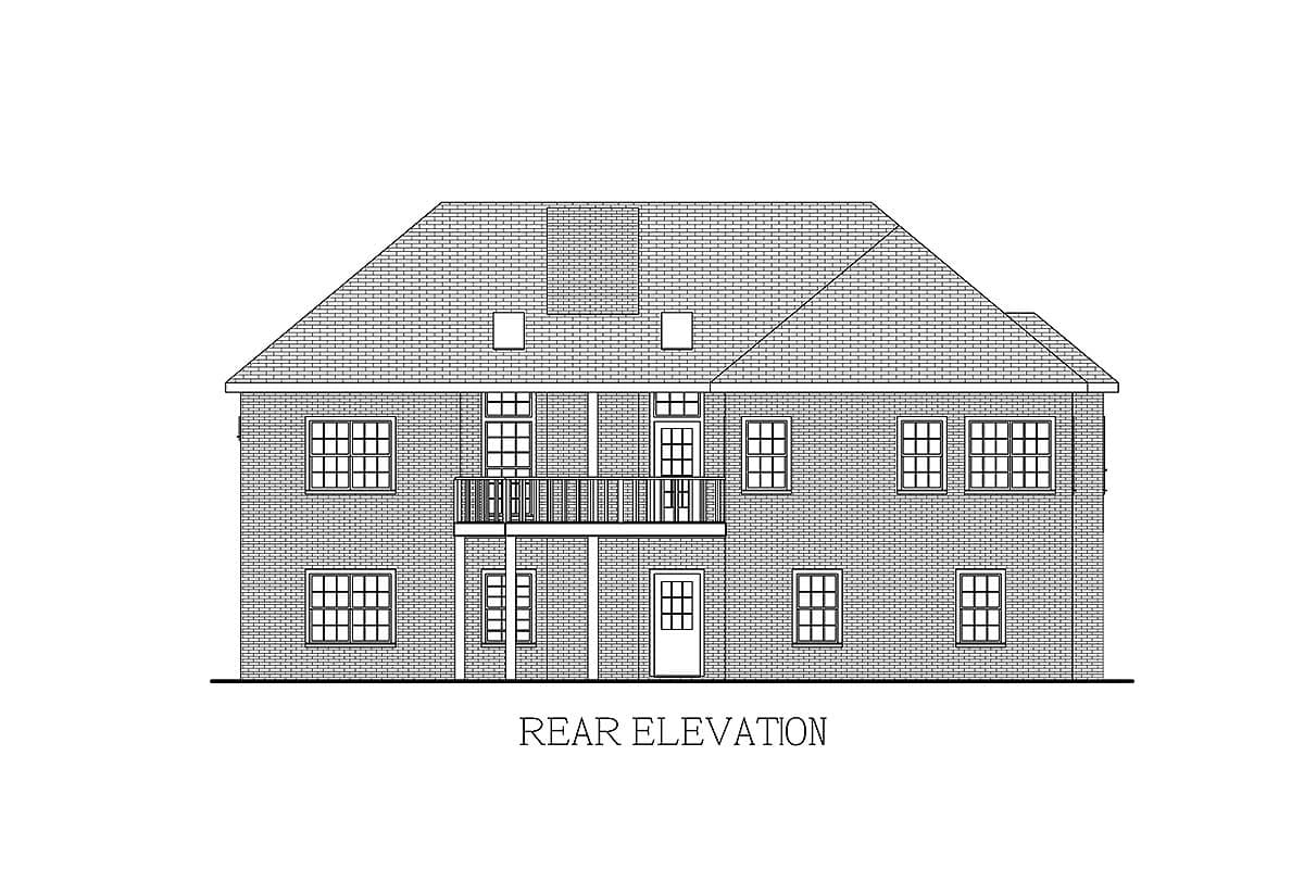 Plan 2018GA: Distinctive Ranch House Plan - 1787 Sq Ft - Image #14 - Ranch, Traditional