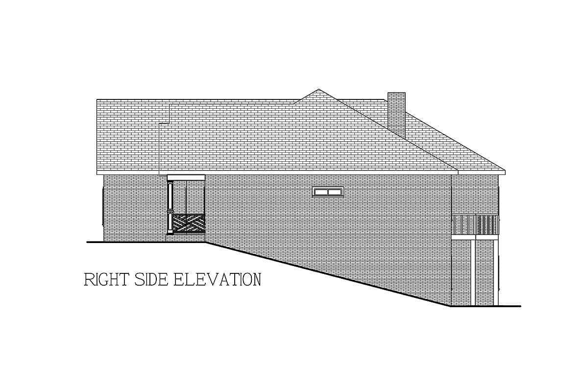Plan 2018GA: Distinctive Ranch House Plan - 1787 Sq Ft - Image #16 - Ranch, Traditional