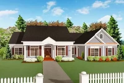 Southern Country Porch Design
