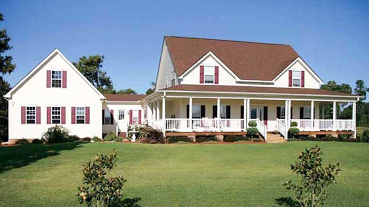 Plan 2056GA: Quaint Country Porch - Image #15 - Country, Farmhouse