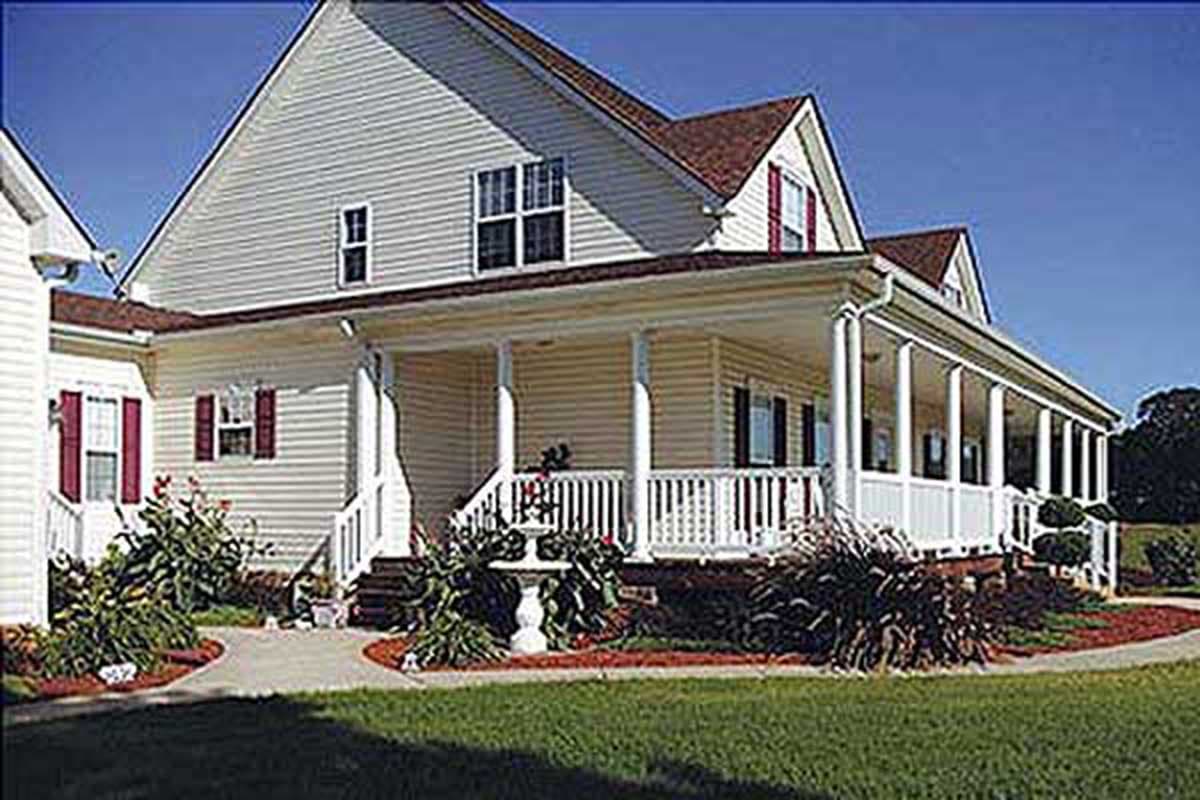 Plan 2056GA: Quaint Country Porch - Image #16 - Country, Farmhouse