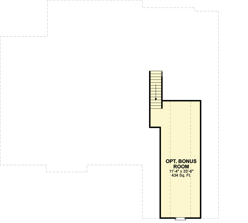 Plan 2062GA: 3-Bed House Plan with Elegant Brick Exterior - Floor Plan - Bonus - Ranch, Southern, Traditional