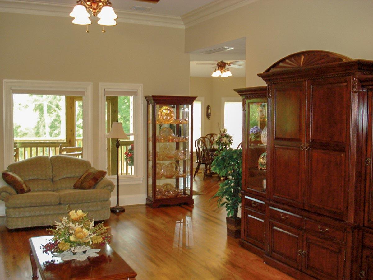 Plan 2067GA: Classic Brick Ranch Home Plan - Image #7 - Ranch, Southern, Traditional