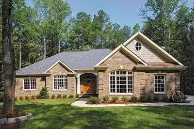 Classic Brick Ranch Home Plan