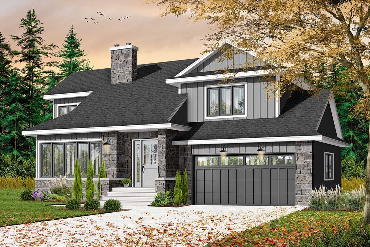 Plan 21029DR: Mezzanine with Views Below - Image #4 - Contemporary, New American, Northwest, Transitional