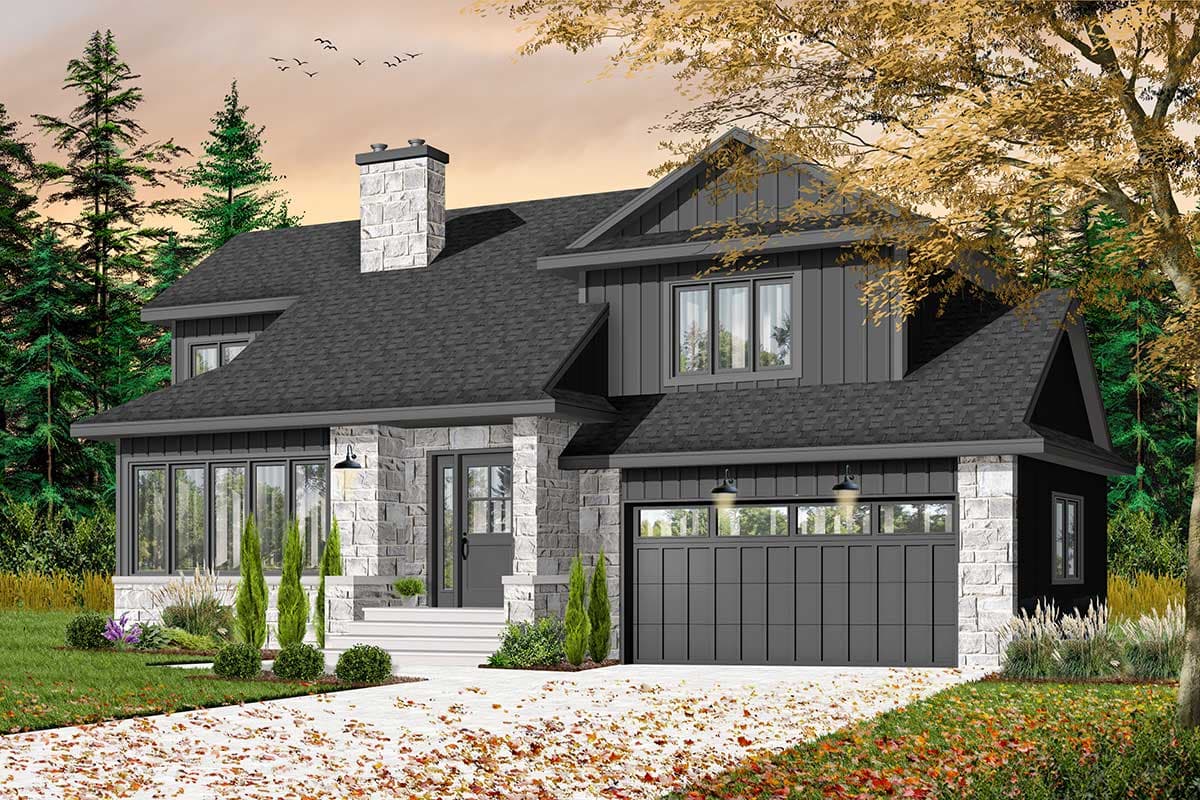 Plan 21029DR: Mezzanine with Views Below - Image #6 - Contemporary, New American, Northwest, Transitional