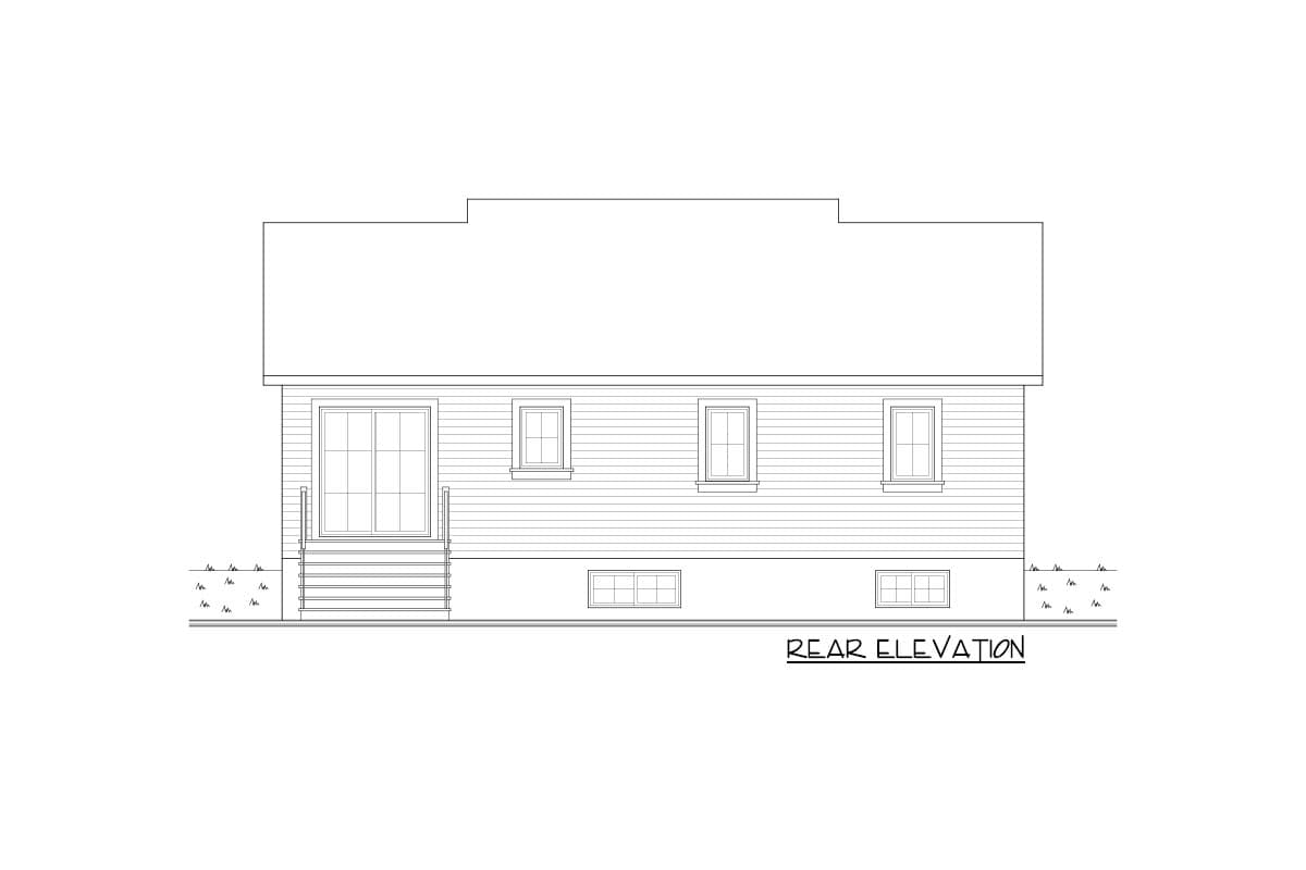 Plan 21036DR: Open Floor Plan with Optional Version - Image #8 - Ranch