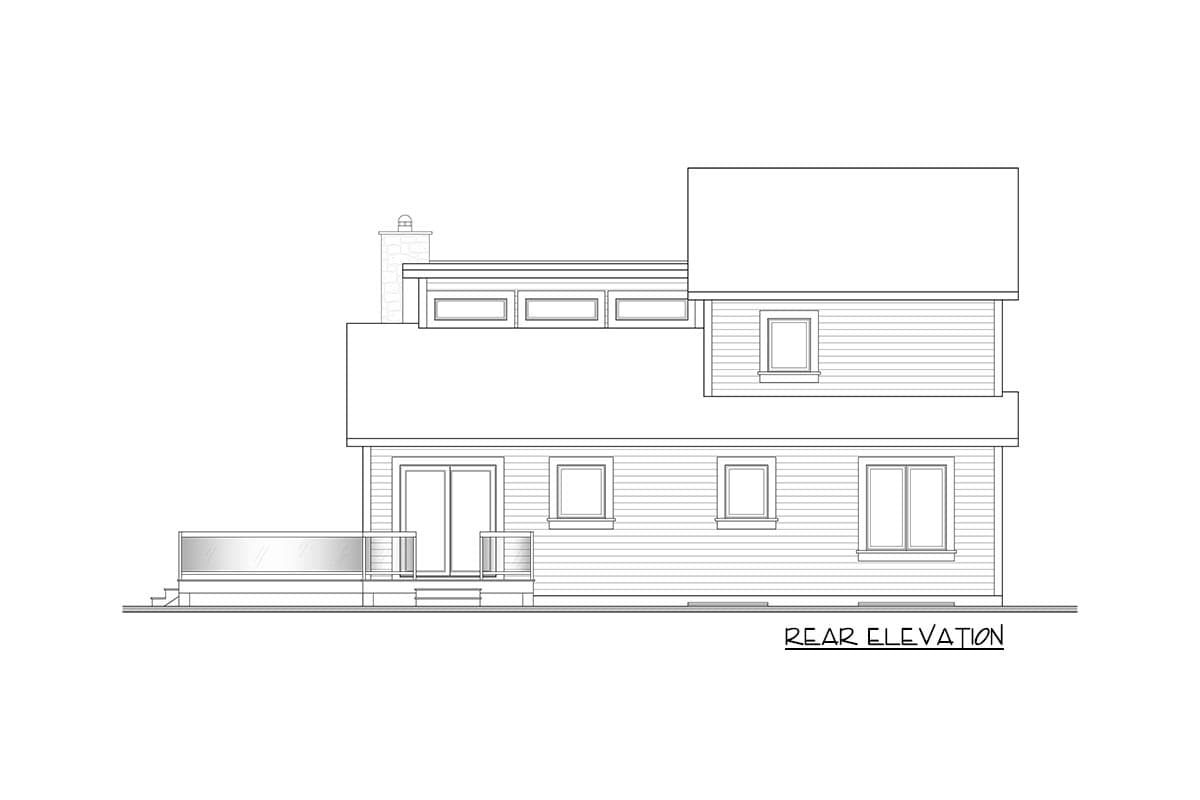 Plan 21089DR: Great Views - Image #6 - Contemporary, Vacation