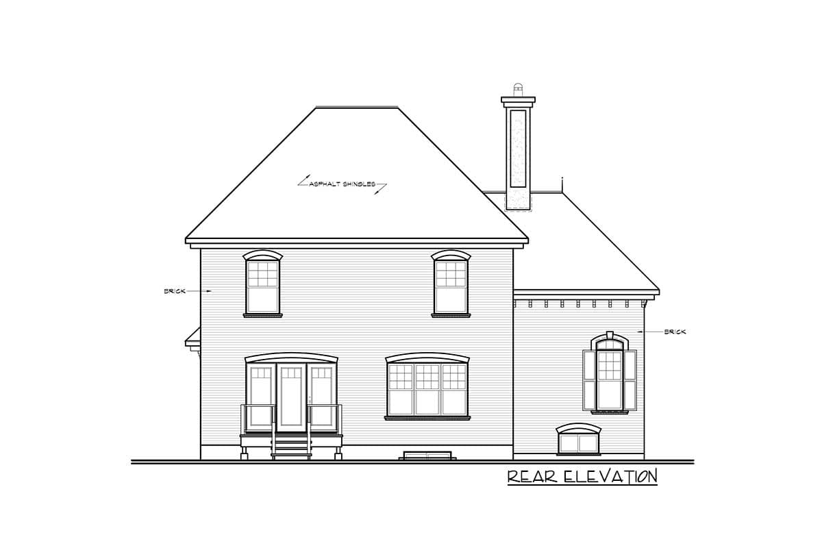 Plan 21101DR: Home Plan with Turret and Options - 1972 Sq Ft - Image #4 - European, Traditional
