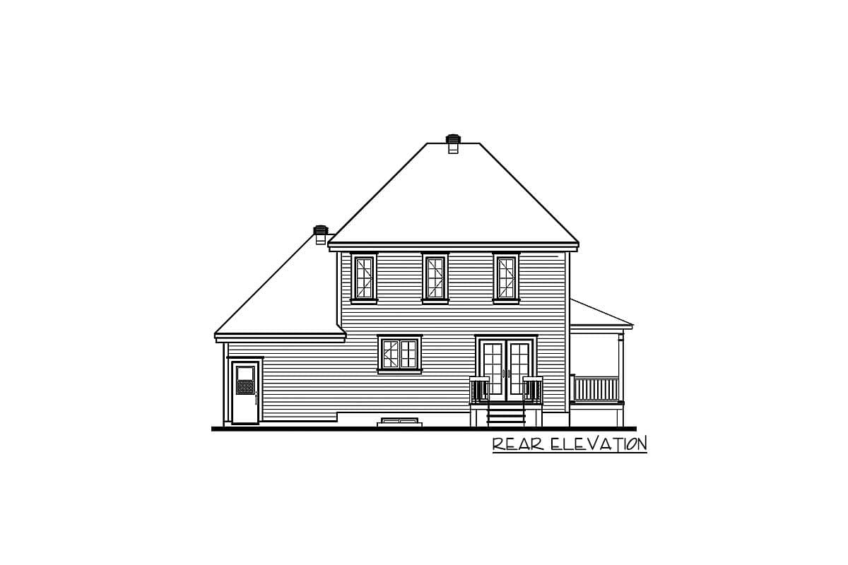 Plan 21115DR: Country Charm - Image #13 - Country, Traditional