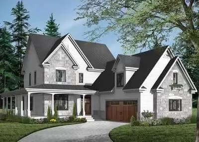 Farmhouse Plan With Wraparound Porch