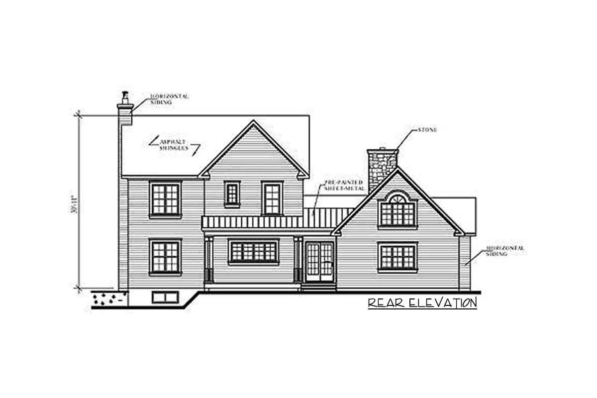 Plan 21122DR: Cascading Gables, Wrap-Around Porch - Image #6 - Country