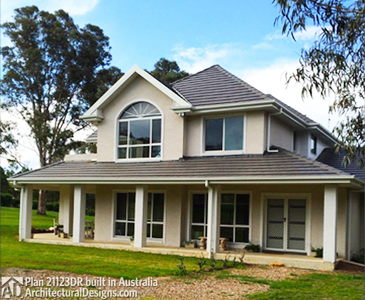 build gallery item - House Plan 21123DR comes to life in Australia!