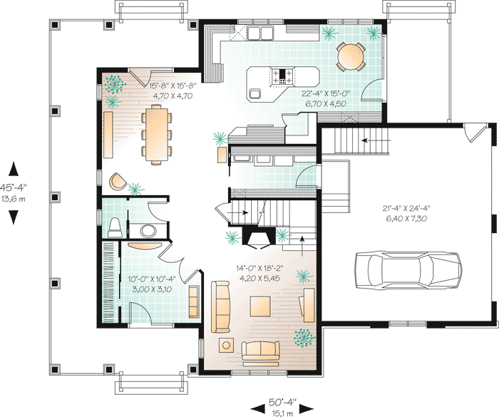 Plan 21124DR: Wrap-Around Porch, Transom Windows - Floor Plan - 2nd Floor - Country, Farmhouse, Traditional