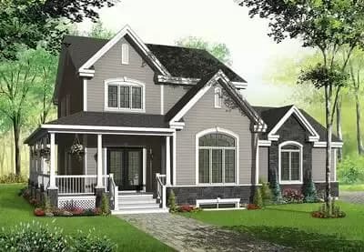 Wrap-Around Porch, Transom Windows