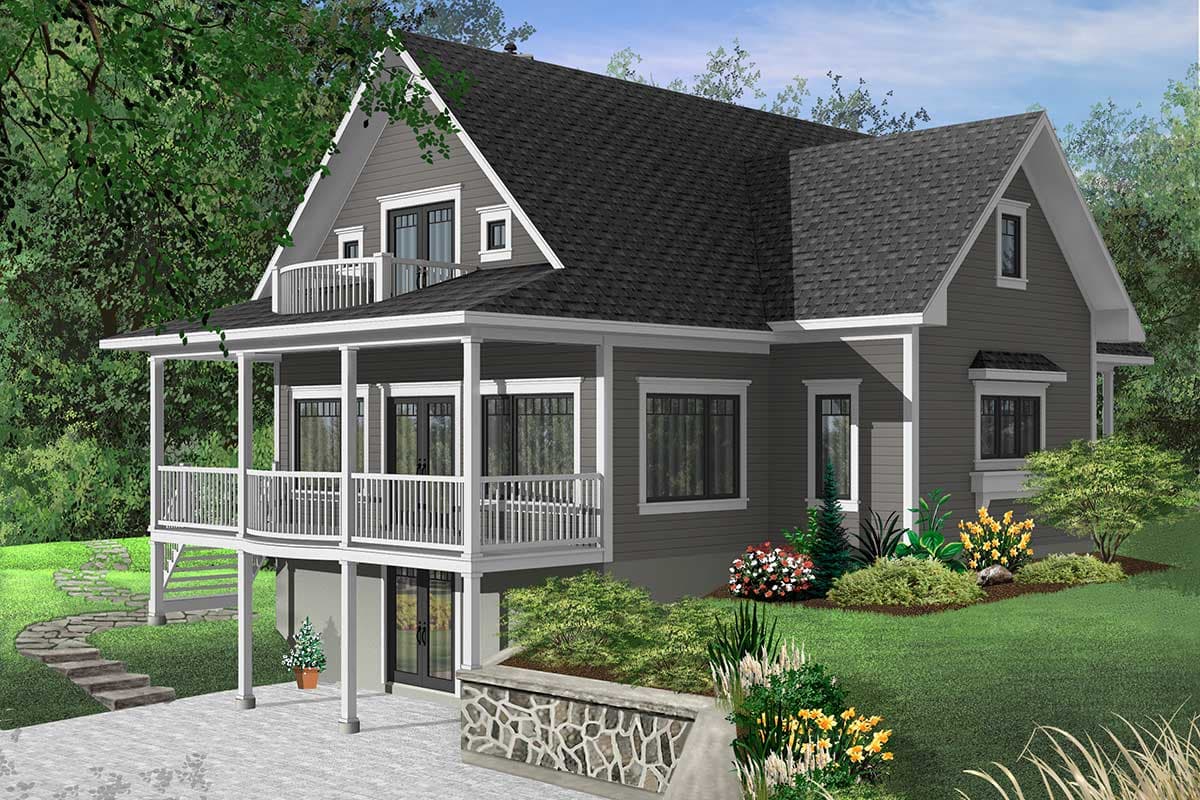 Plan 21126DR: Dream Design - Image #8 - Cottage, Vacation