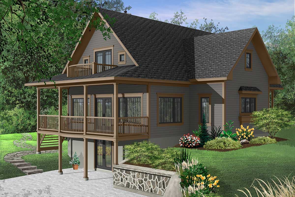 Plan 21126DR: Dream Design - Image #6 - Cottage, Vacation