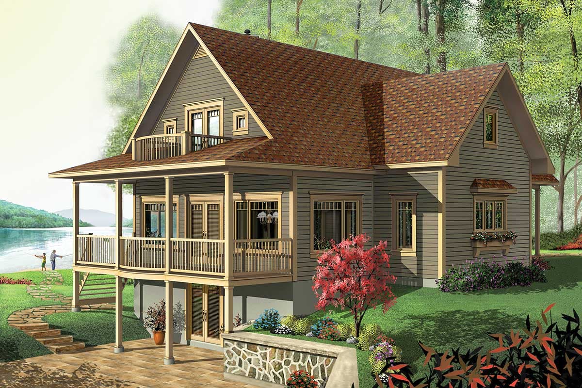 Plan 21126DR: Dream Design - Image #10 - Cottage, Vacation