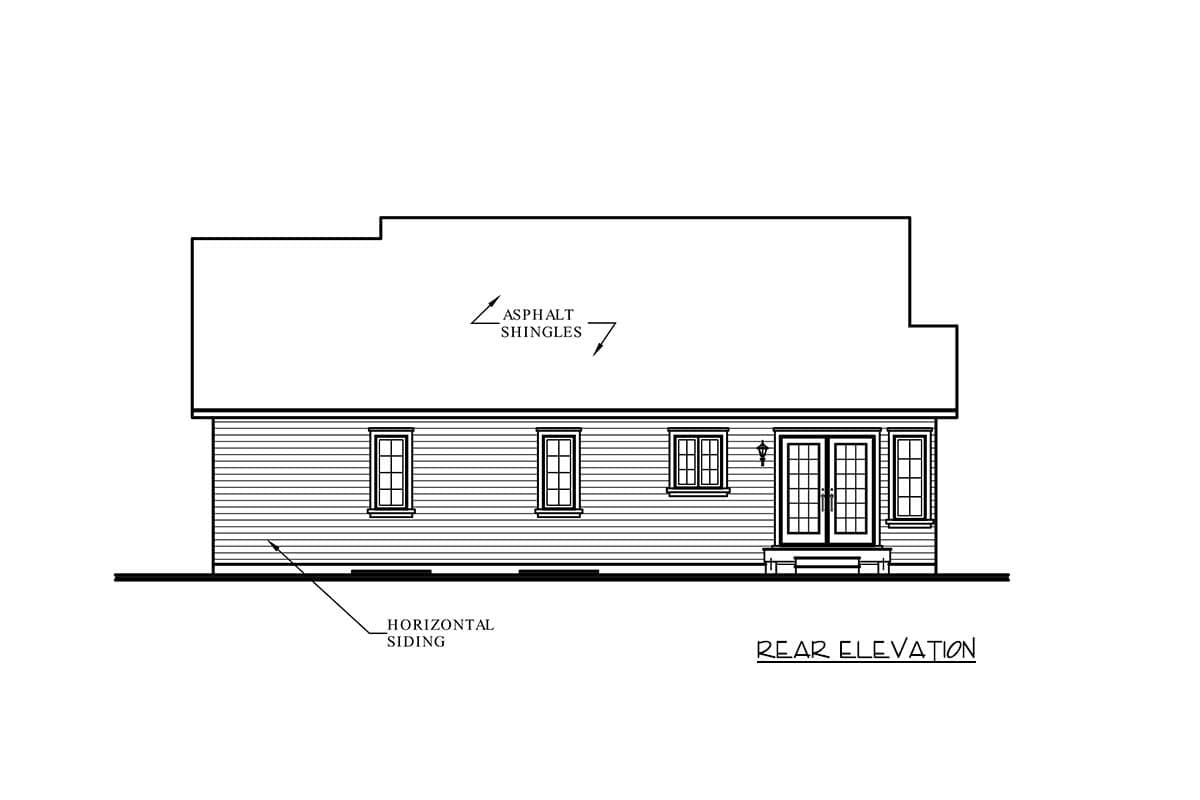 Plan 21156DR: Three Bedroom with Options - Image #8 - Ranch, Traditional
