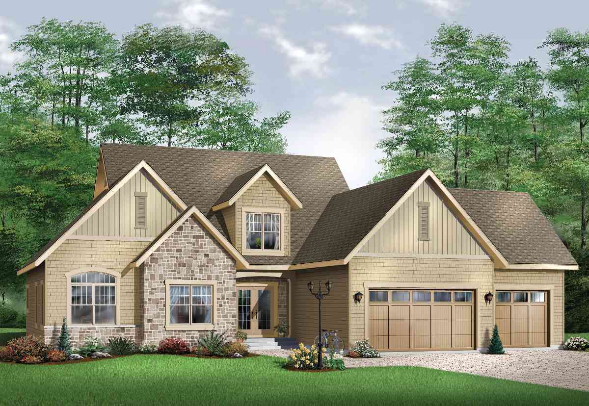 Plan 21163DR: Sophistication and Comfort - Image #4 - Traditional