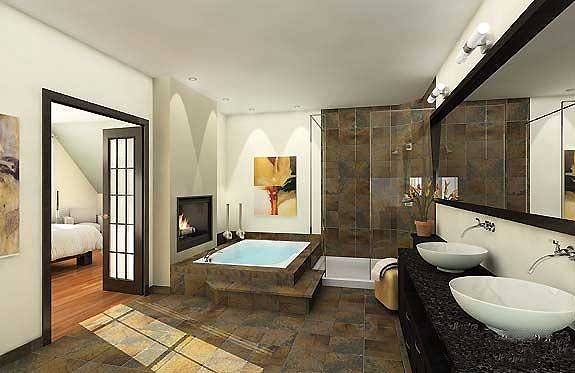 Plan 21168DR: Two Story House Plan with Upstairs Family Room - 3805 Sq Ft - Image #6 - Country