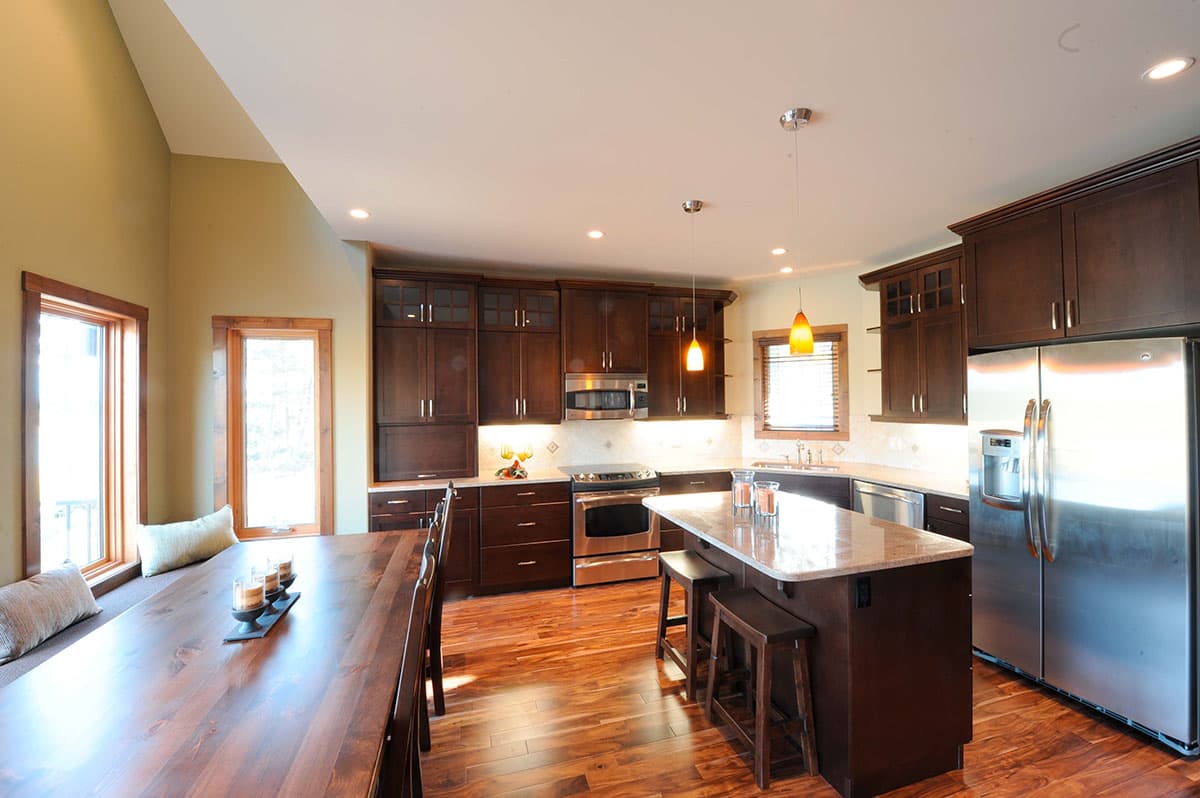 Plan 21179DR: Vacation Retreat with Two-Story Family Room - Image #4 - Cottage, Country, Mountain, Rustic, Vacation