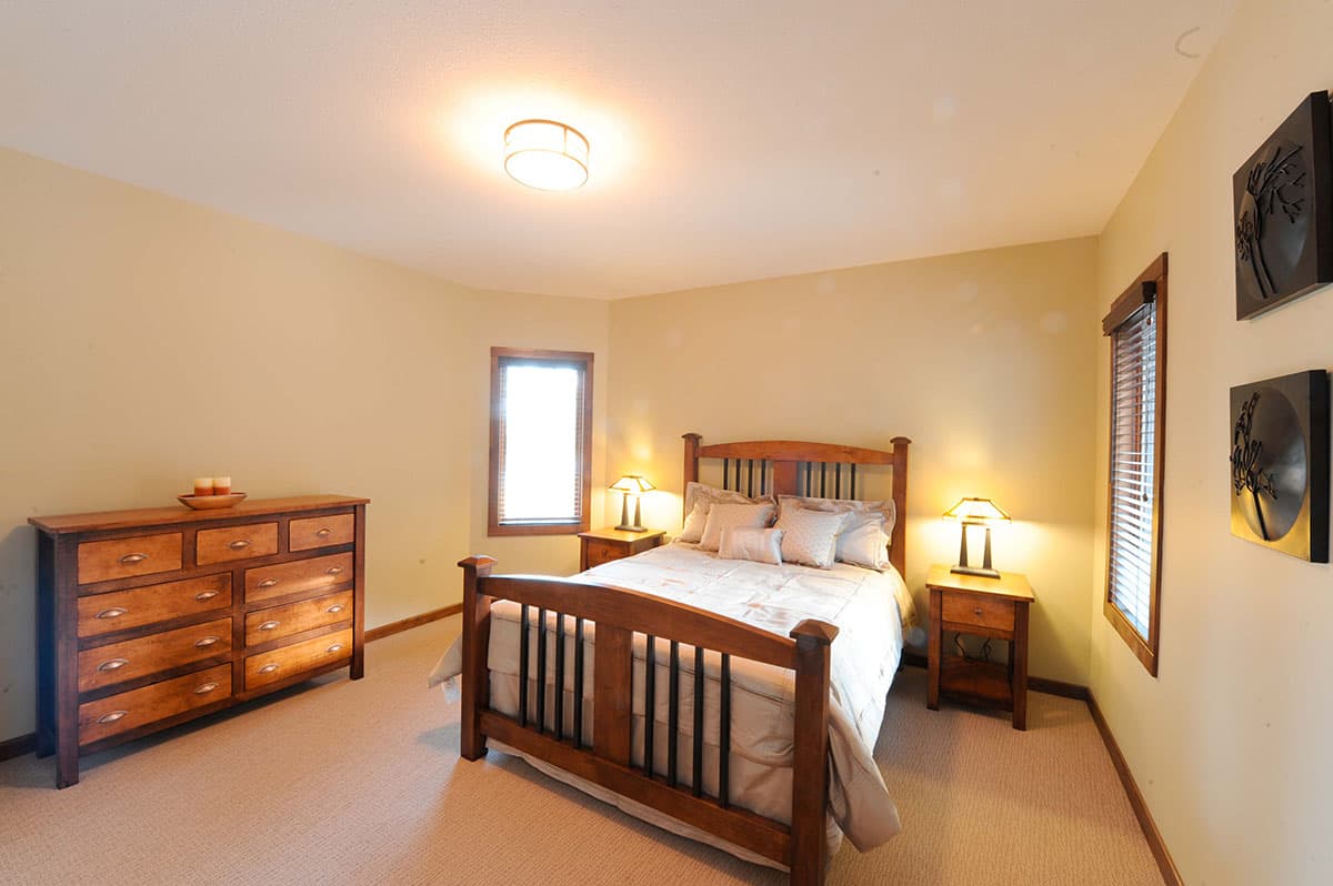 Plan 21179DR: Vacation Retreat with Two-Story Family Room - Image #6 - Cottage, Country, Mountain, Rustic, Vacation