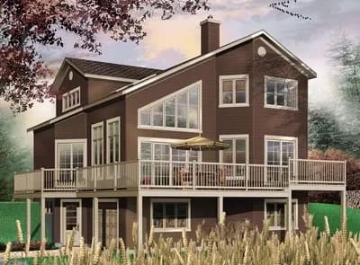 House Plan with Stunning Beach or Mountain Views - 1737 Sq Ft