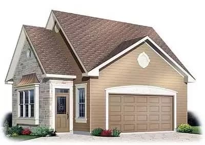 Detached Garage with Storage Above