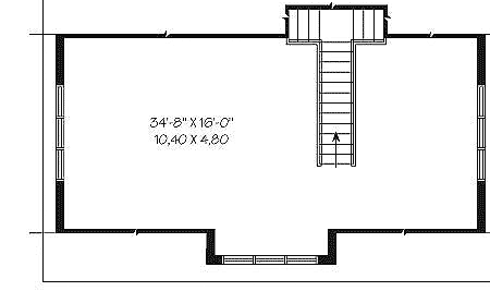 Plan 21203DR: 3-Car Garage with Storage & Bonus - Floor Plan - 2nd Floor - Carriage