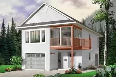Two Bedroom Carriage House Plan or ADU