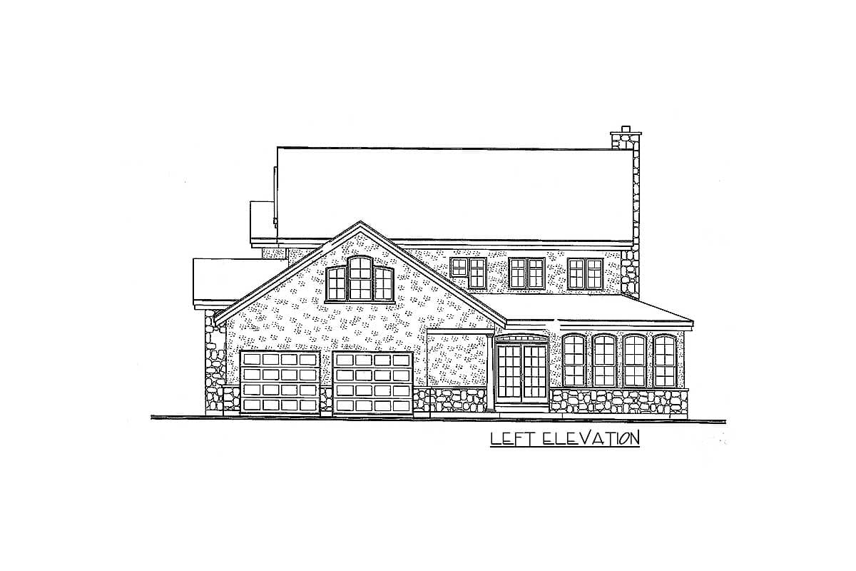 Plan 2122DR: Window-Filled 3-Bed House Plan - 2111 Sq Ft - Image #8 - Traditional