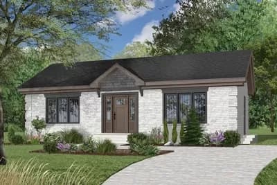 Simple 2 Bedroom House Plan