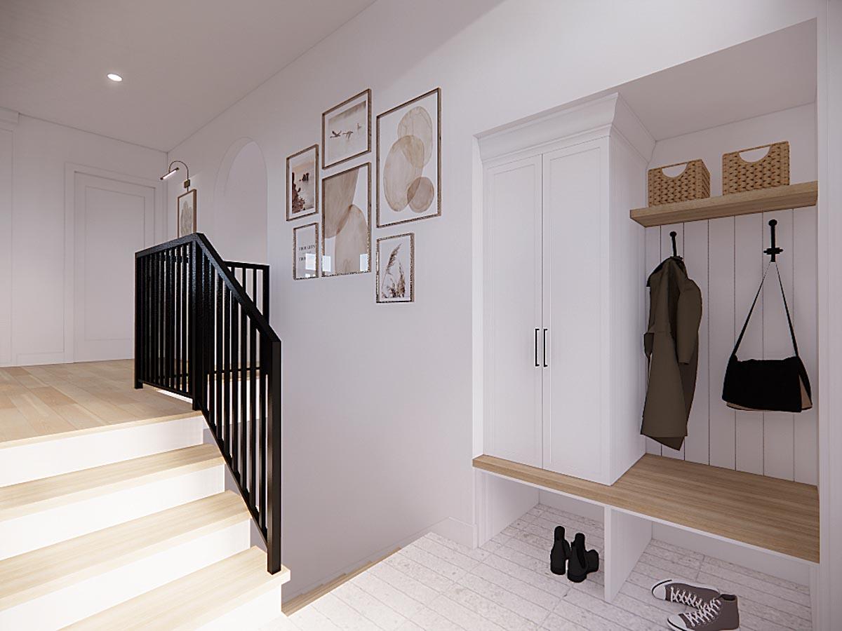 Plan 21296DR: 2-Bed House Plan with Lower Level Laundry and Expansion - 960 Sq Ft - Image #4 - Traditional