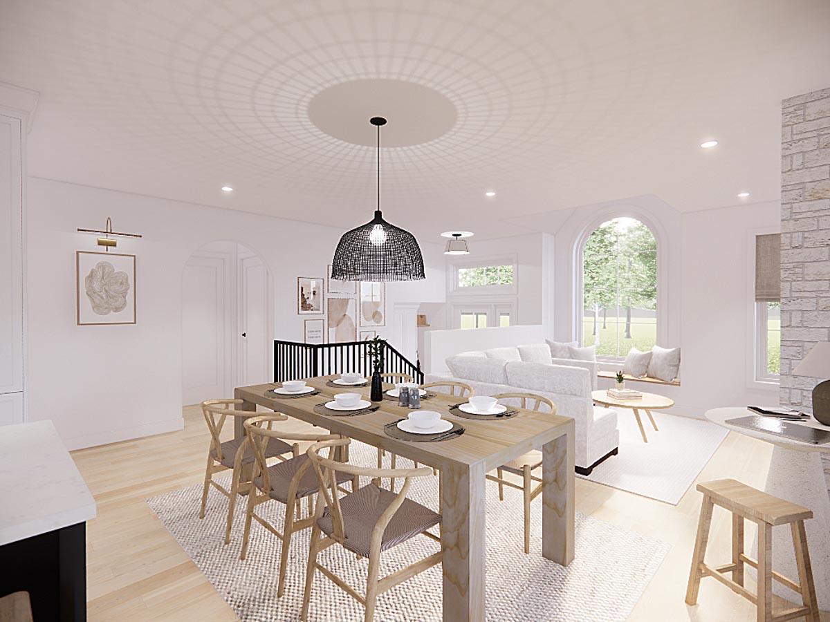 Plan 21296DR: 2-Bed House Plan with Lower Level Laundry and Expansion - 960 Sq Ft - Image #8 - Traditional