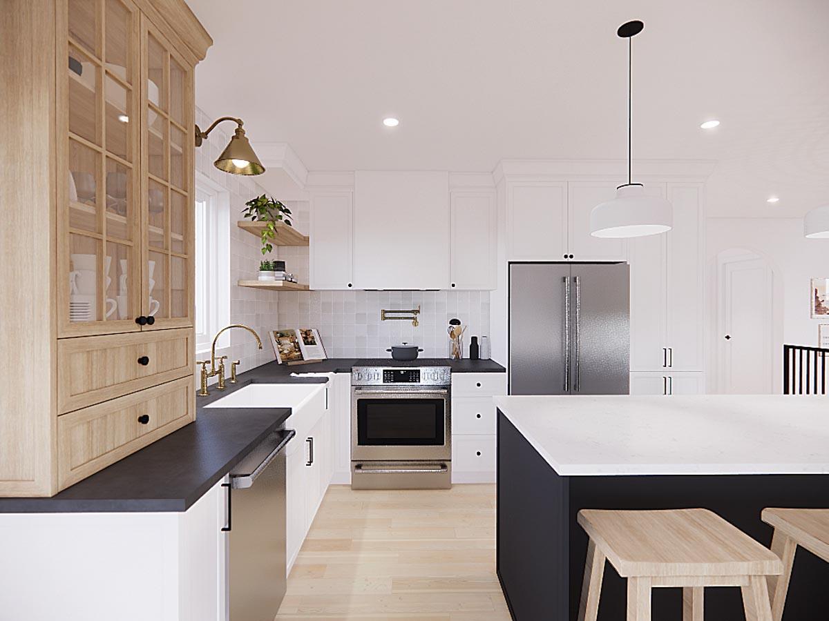 Plan 21296DR: 2-Bed House Plan with Lower Level Laundry and Expansion - 960 Sq Ft - Image #10 - Traditional