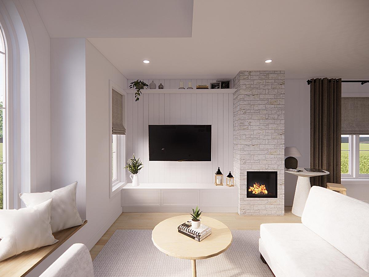 Plan 21296DR: 2-Bed House Plan with Lower Level Laundry and Expansion - 960 Sq Ft - Image #11 - Traditional