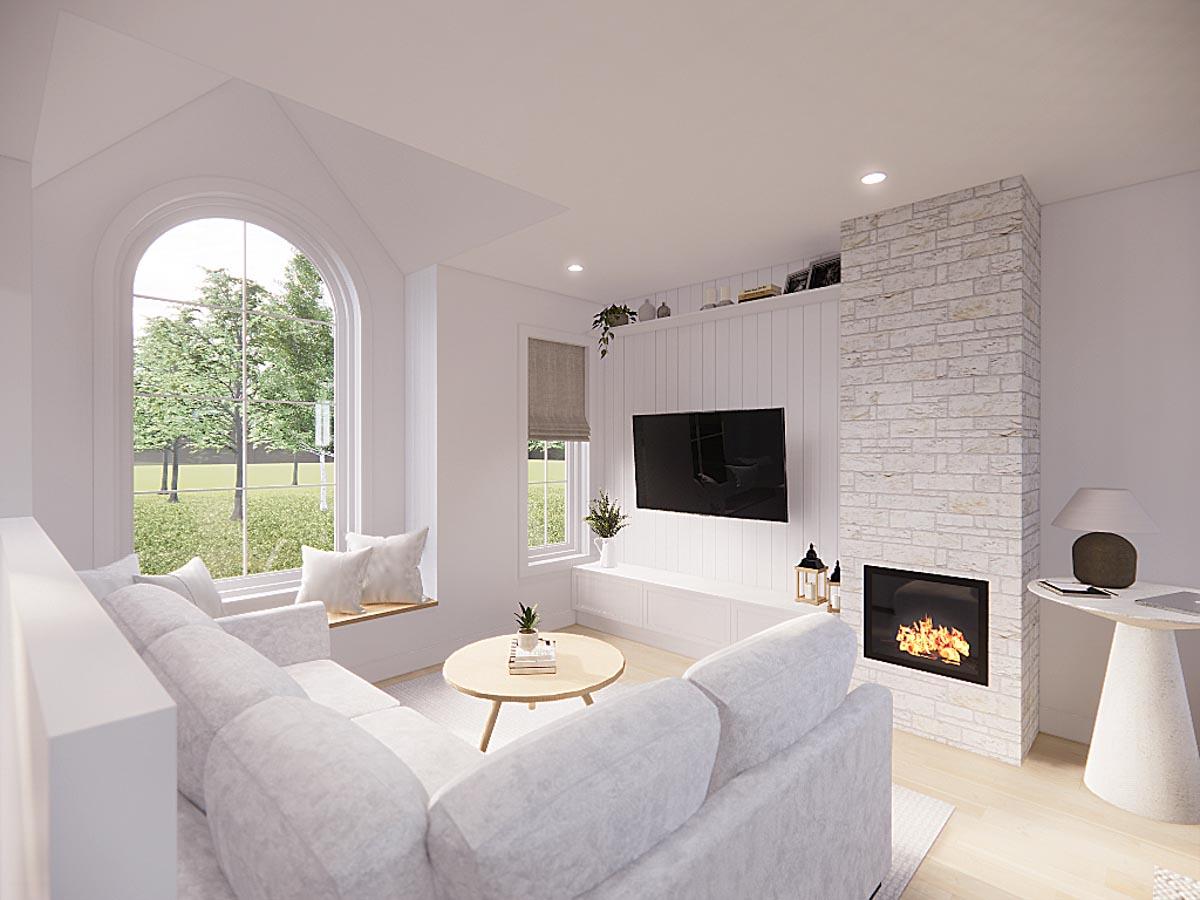 Plan 21296DR: 2-Bed House Plan with Lower Level Laundry and Expansion - 960 Sq Ft - Image #12 - Traditional