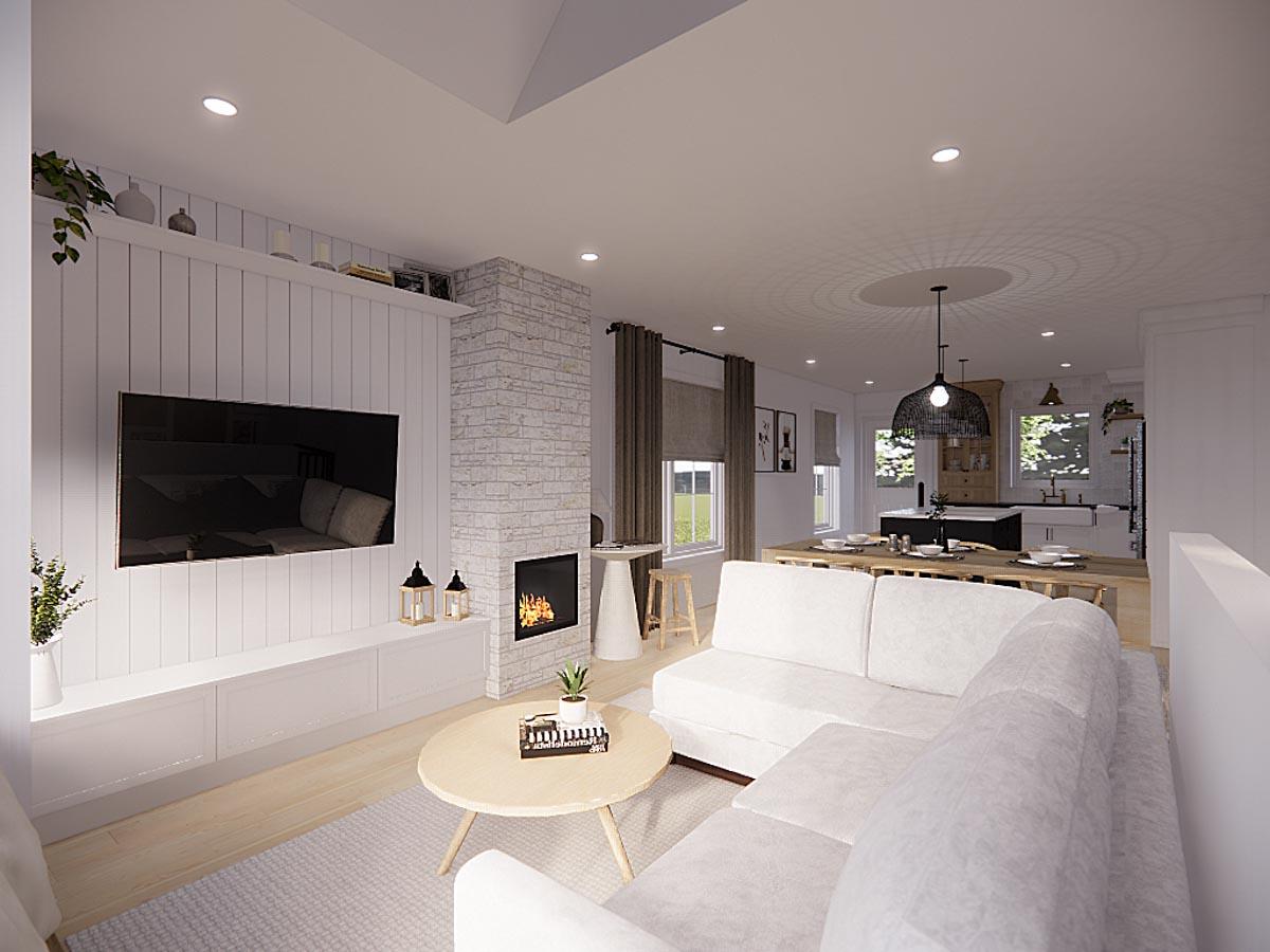 Plan 21296DR: 2-Bed House Plan with Lower Level Laundry and Expansion - 960 Sq Ft - Image #13 - Traditional