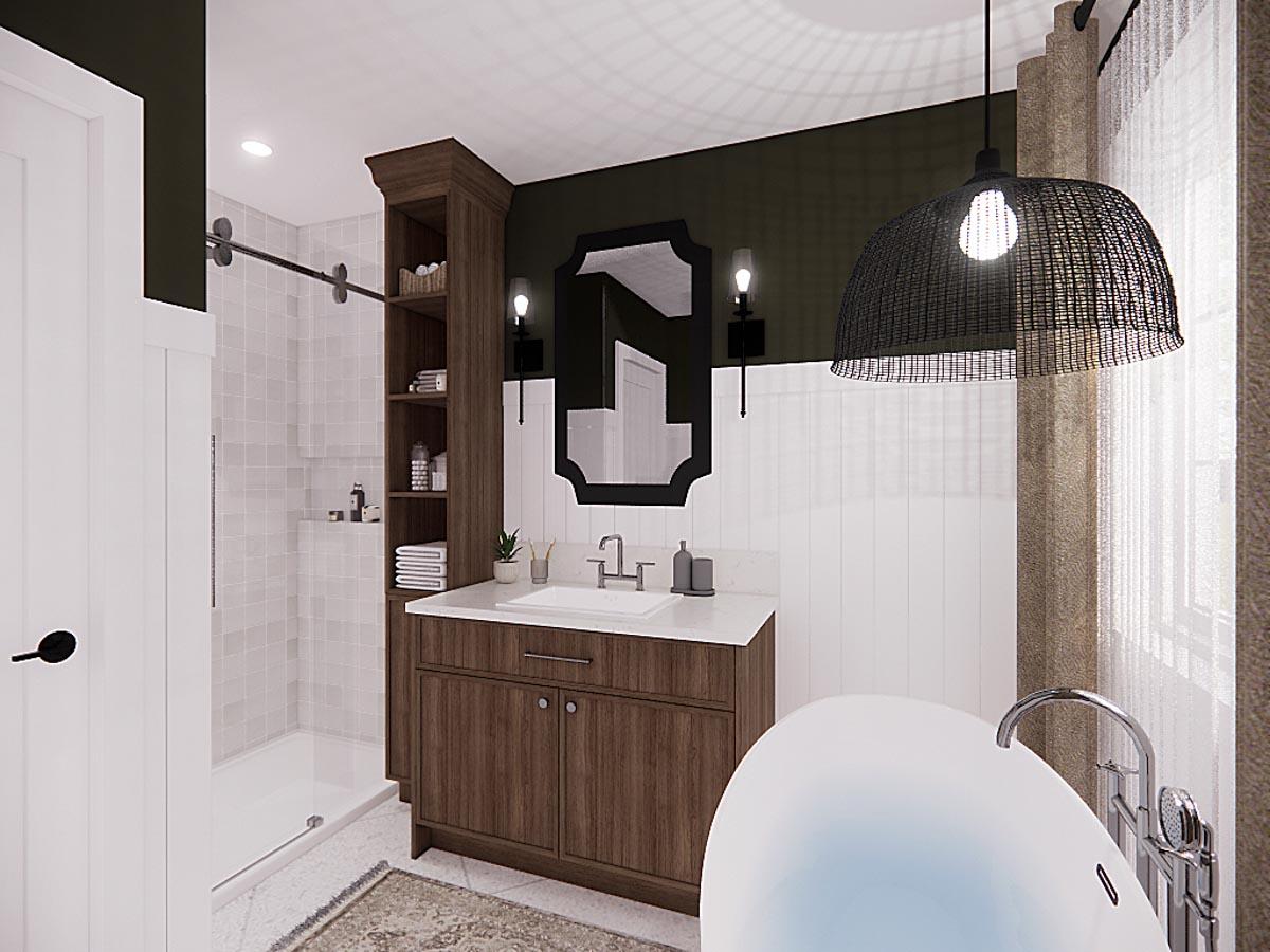 Plan 21296DR: 2-Bed House Plan with Lower Level Laundry and Expansion - 960 Sq Ft - Image #14 - Traditional