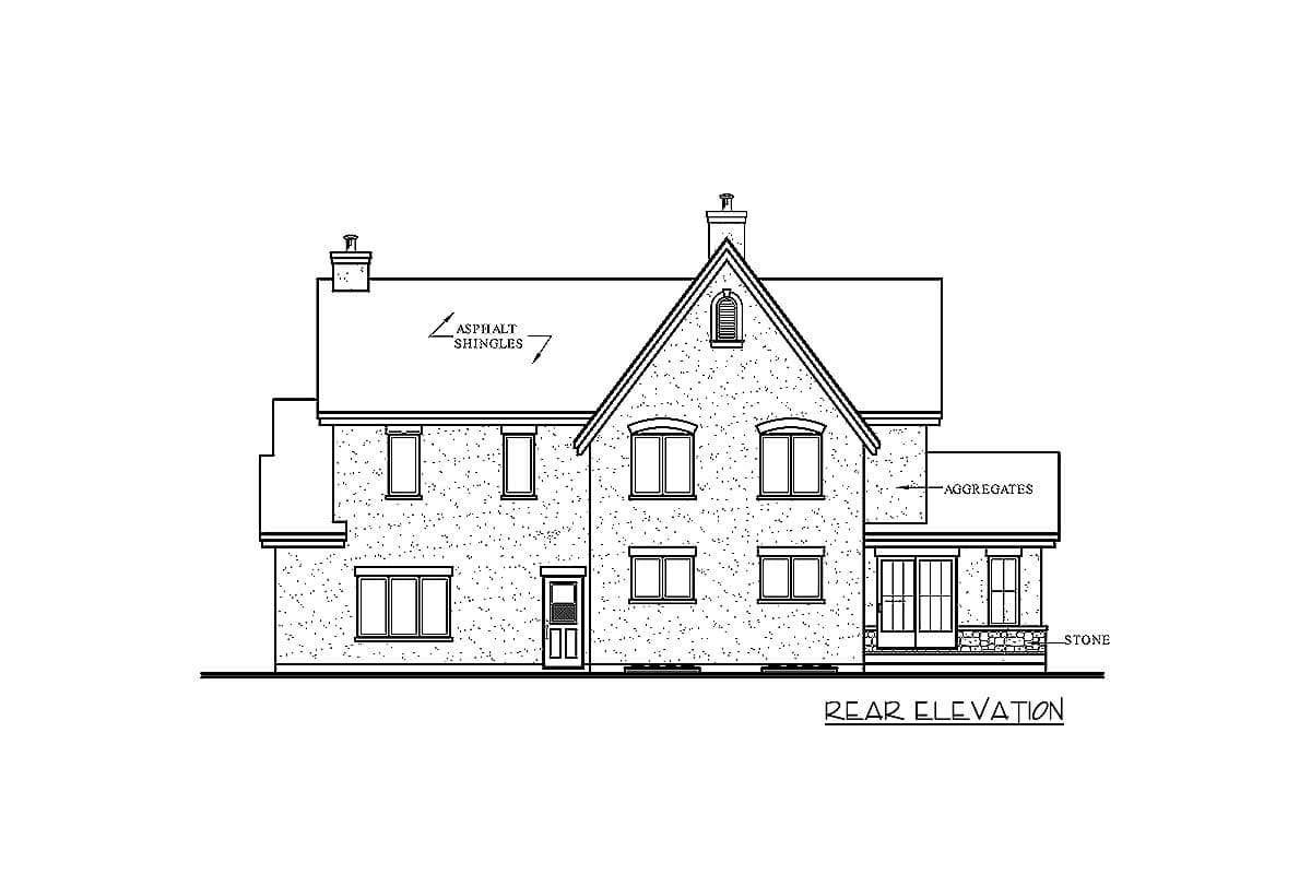 Plan 21344DR: 3 Bedroom House Plan with a Classic Gabled Facade - 2339 Sq Ft - Image #6 - Traditional